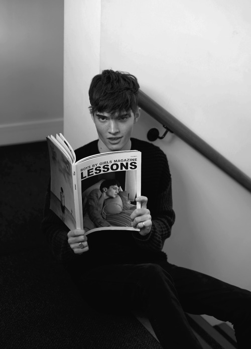 Cameron at Models 1 checks out our latest issue, &ldquo;Lessons&rdquo;. CLICK HERE to buy your copy!