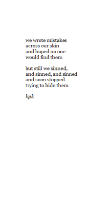 ipoetried:  beautiful sinners 