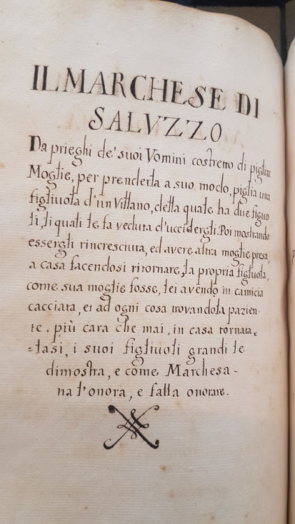 Ms. Codex 348 -Alcune novelle di Messer Giovanni BoccaccioWritten in Naples (Italy) in 1731, this ma