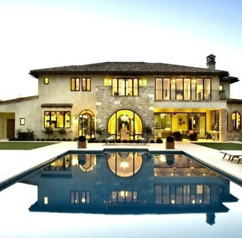 San Francisco Pool NaturalAn Illustration Of A Sizable Tuscan Backyard House With A Rectangular Natural