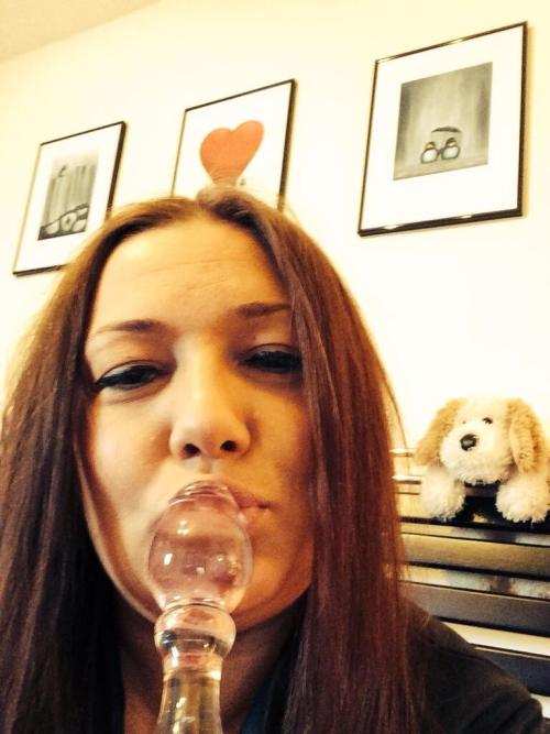 sexybbwlovers:Anyone know where I should but my glass dildo?I can think of a few spots