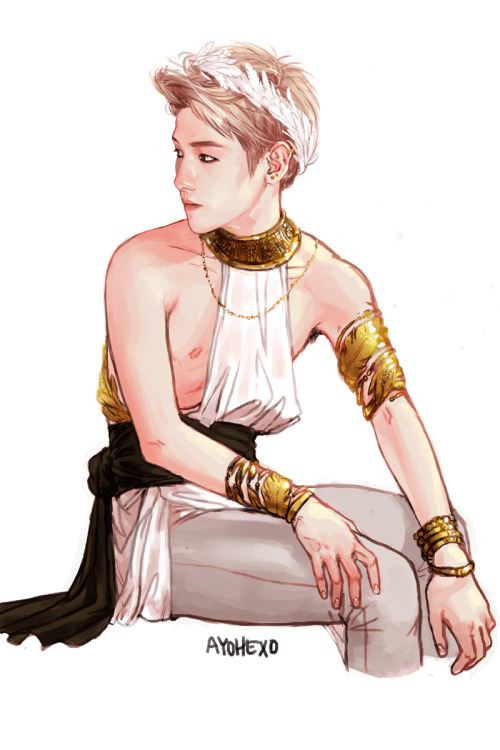 ayohexo:  prince!au - prince baekhyun  do not edit or repost  