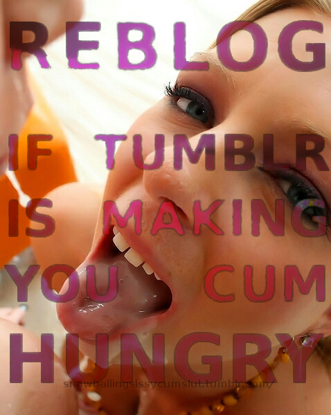 sissy-cum-slut: A cum hungry sissy slut is what it makes me.