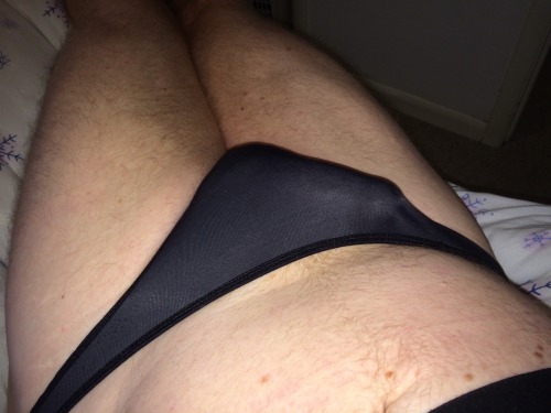 blackstringpanties: jhnan: Just love these little black panties! So do I and what’s in them