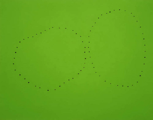 mentaltimetraveller: Lucio Fontana, Concetto spaziale, 1961