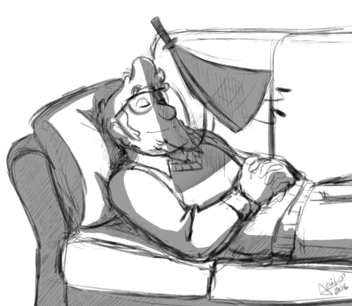 eraemilius:so i drew a really nice happy picture of ford sleeping and then i added something triangu