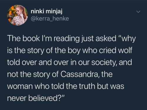 sindri42:cookingwithroxy:revfrog:good questionBecause the boy who cried wolf is a story about tellin