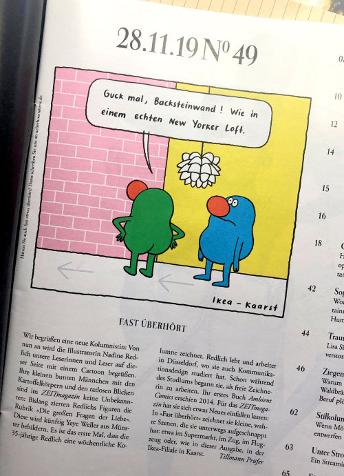 Ab jetzt Donnerstags im ZEIT Magazin