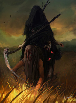 morbidfantasy21:  messenger of death by Mateusz