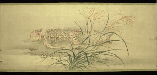 linaliee:  Kobayashi Eitaku Body of a Courtesan in 9 stages of Decomposition, c. 1870. 