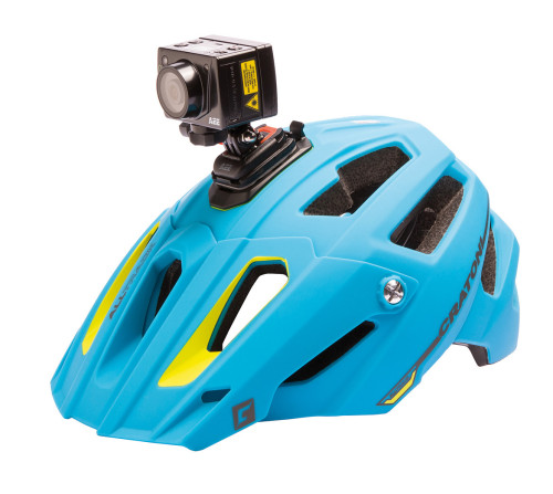 chirosangaku:  Der neue Cratoni All Track in der Farben Blue-Yellow mit Rubber-Finish - Fotoalbum au