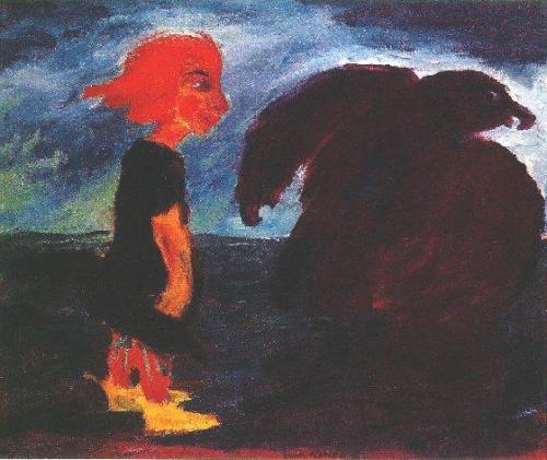 Emil Nolde   Boy with Grande Bird, 1912, oil on canvas (Statens Museum for Kunst, Copenhagen)