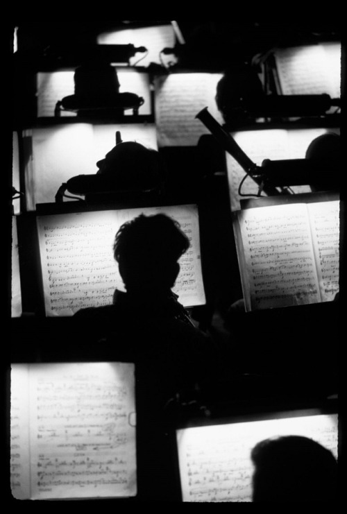 birdsong217: Fred Lyon. Orchestra Pit, San Francisco Opera House, 1950′s