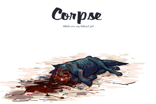 show-some-teeth: deerchip: Corpse the resurrected dogand his sketches(forth picture) @doqkinq !!!