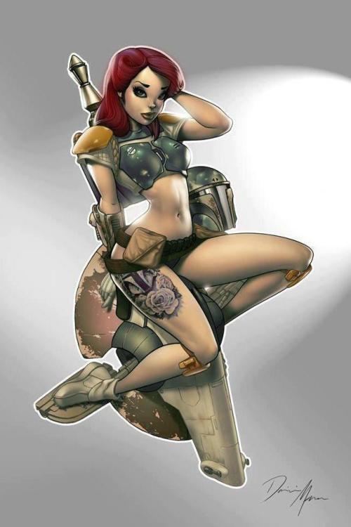 davincismurf:  Fett Pin up