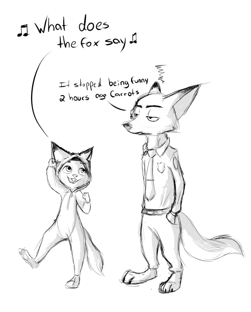 ascendenthia:judy in a fox costume tho Colored version: http://ascendenthia.tumblr.com/post/141583120086/colored-versionX3! Eeeee~! >w<
