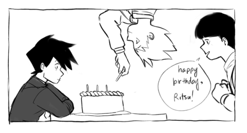 linktoo-doodles:*barely acknowledges yesterday was canada day* it’s ritsu’s birthday today let’s cel