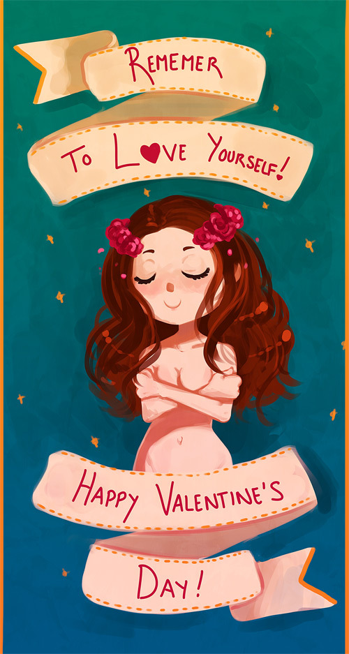 auro-cyanide:  Happy Valentine’s Day! I have no romantic partner in my life, but