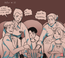 adriofthedead:  thegaidenmonkey:  youhanvr:  snk au where everyone are just actors/actresses and nobody dies  - Special ops squad being emotional after watching ep 22 because they weren’t there for the filming and they were surprised by the extra scenes