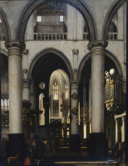 View of a Church Interior, Emanuel de Witte, 1665-1670