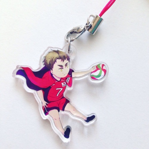 The charm I made as an extra for the Ushijima zine, cause there isn&rsquo;t enough National Team