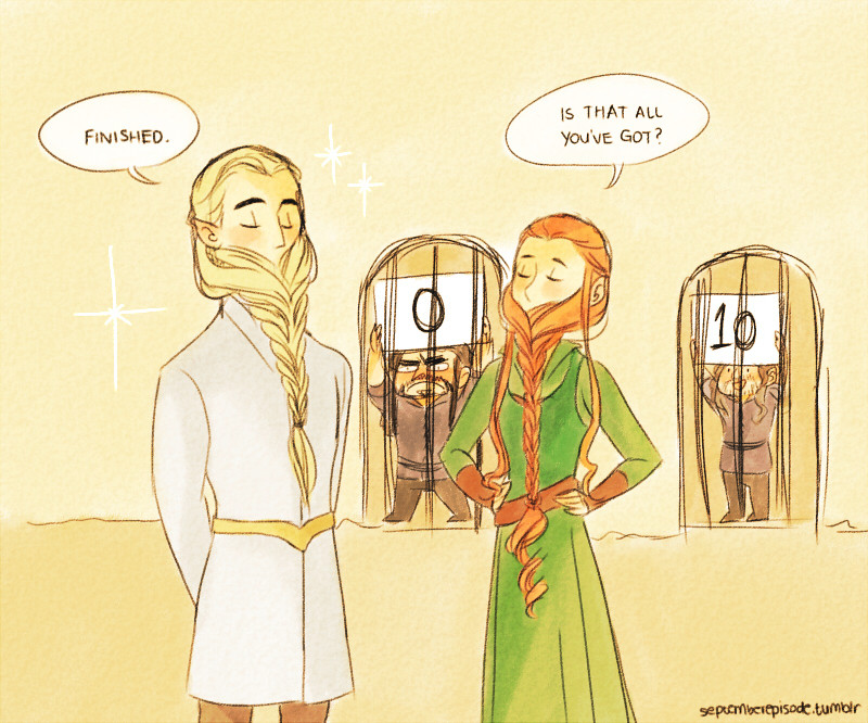 septemberepisode:  &ldquo;hey legolas some of those prisoners have pretty cool