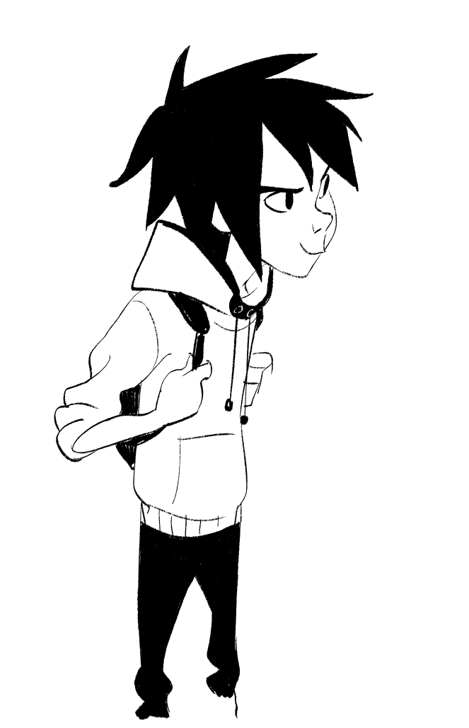 scottwatanabe:  shiyoonkim:  Super early exploration drawings of Hiro.. This was