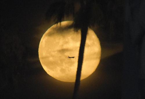 yahoonews:  Supermoon is here Look! Up in the sky! It’s supermoon! Because our celestial neighbor is relatively close to Earth, these full moons will appear to be unusually large. That distance varies because the moon follows an elliptical orbit. When