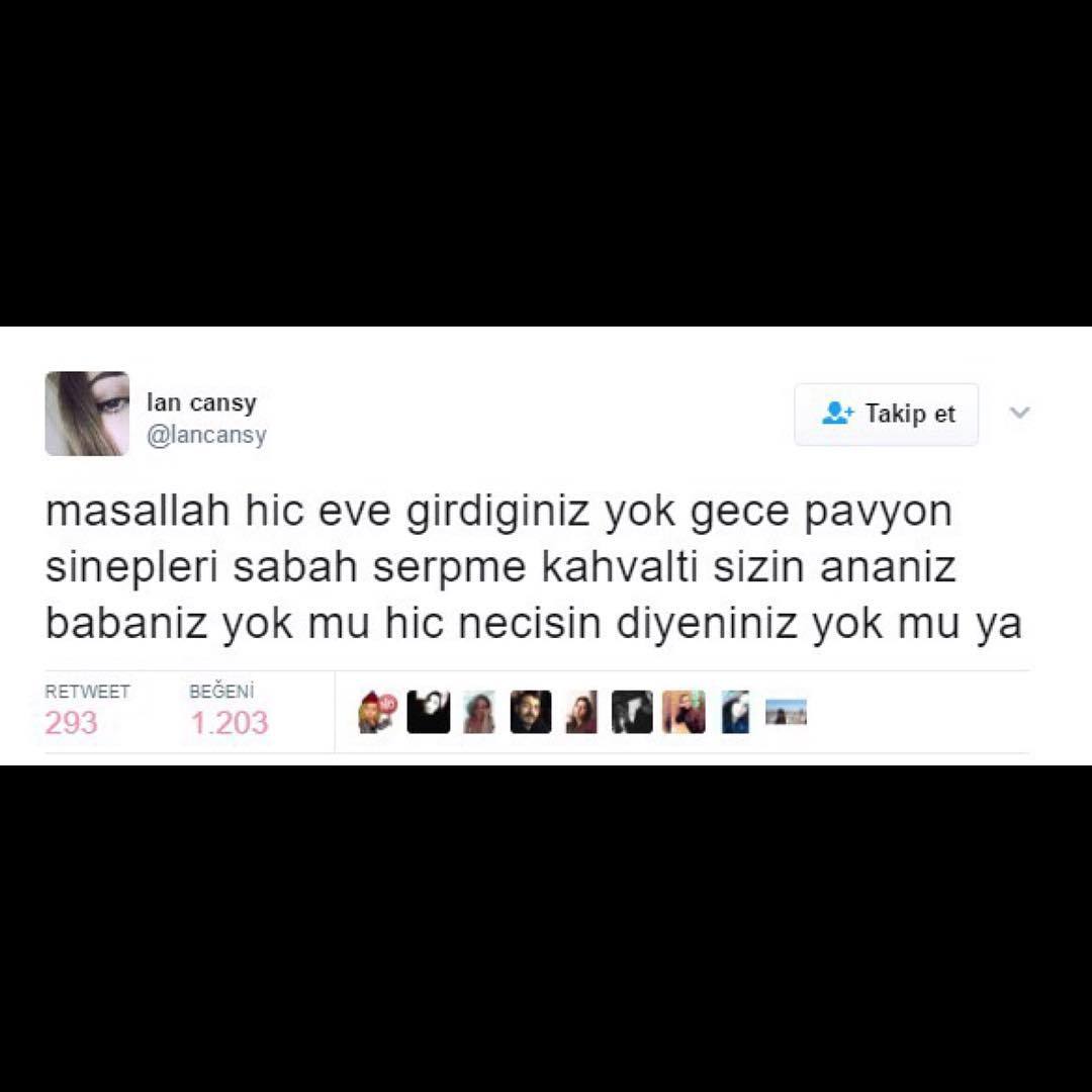 Maaşallah hiç eve...