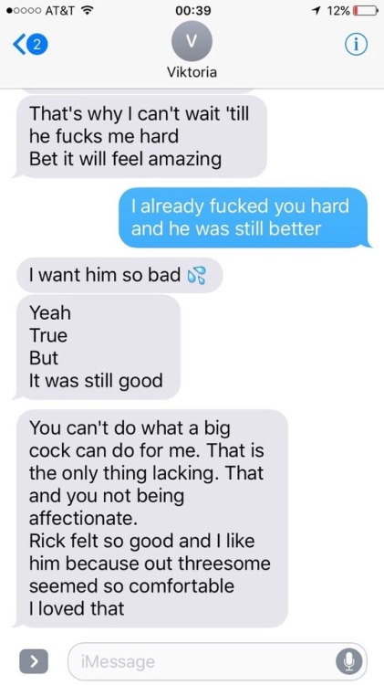 slutty wife's text!