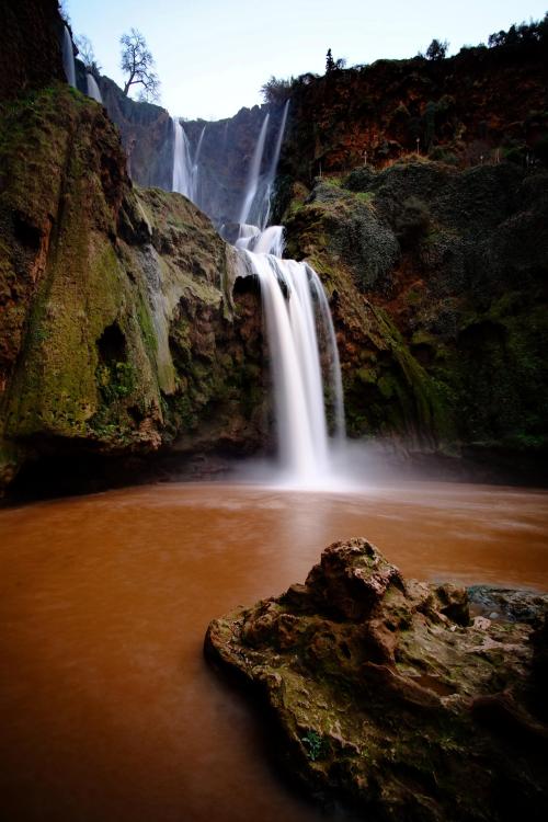 XXX oneshotolive:  Red River at Ouzoud Falls, photo