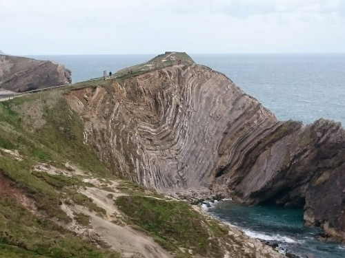 hamiltonlaura: Geobritainroadtrip day one, part one! Lulworth Cove, the Lulworth Crumple, Man O War 