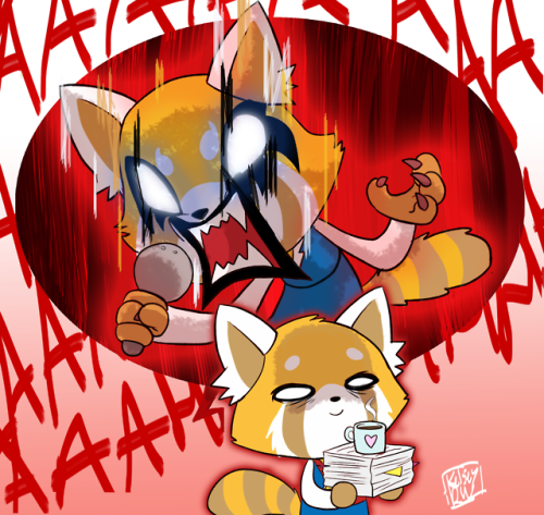 artofkelseywooley: I’m loving Netflix’s adaption of Aggretsuko so far. I’ve follow