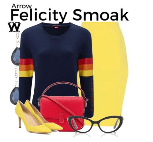 Inspired by Emily Bett Rickards as Felicity Smoak on Arrow - Shopping info!