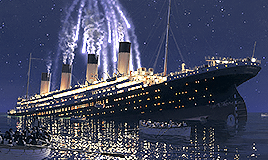 everythingrmstitanic:  On April 14th, 1912, the RMS Titanic hit an iceberg at 11:40 pm, popping open