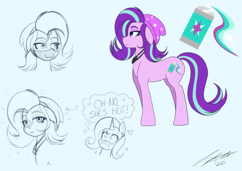 dusk-oceanos:  Ponified Starlight From human