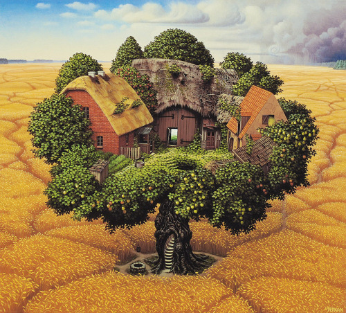 Art by Jacek Yerka (click to enlarge)1. Fences2. Flow3. Gameboy4. Gardener’s Garden5. Homestead