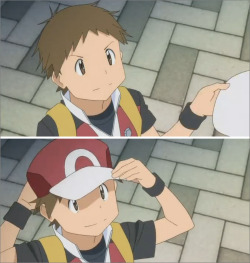 kingdomsn:  Watching Pokémon: The Origin. My childhood has never felt so relieved in one episode ^-^ there’s game music, partial swearing and a scene where Red tries to capture an opponent’s Pokémon, one of the most memorable mistakes of my childhood