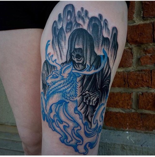 fuckyeahtattoos:This isn’t what I wanted originally but this is by far my favorite tattoo that I hav