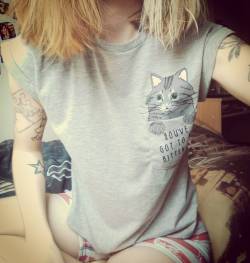 mistydayandkittens:  Good afternoon, please appreciate this shirt as much as I do.  ❤