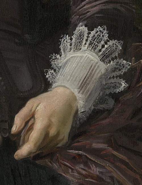 just-art5:Frans Hals - Wedding Portrait, c.1622 (detail)