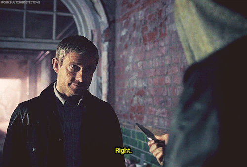 Gratuitous Sherlock GIFs I&rsquo;m a doctor – I know how to sprain people.