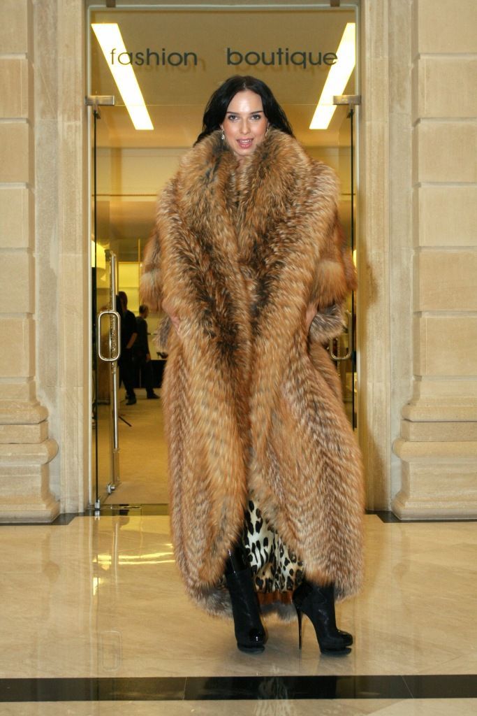 Fox fur coat