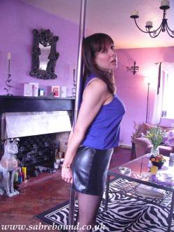 flushmotor:flushmotor adds:I told you before: wear leather at my place and you will get bound…