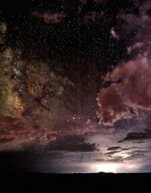 landscapelifescape:  Kaibito Plateau, Arizona, USA Heavens Above, Lightning Below by Christopher Eat