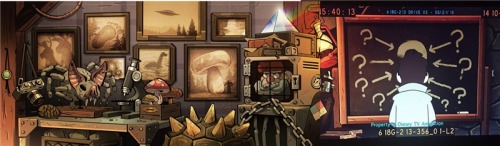 aspiring-procrastinator:  amabilis-pines:  dustbun:  amabilis-pines:  New promo image on Alex Hirsch’s Twitter Vs. the #StanPines promo image   ok but something to think about: is the author taking the intro pictures  It may also mean that he’s the