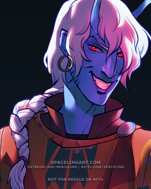 Knife Andorian YsamFirst personal piece in what feels like ages!! It&rsquo;s my Andorian, Ysam, 