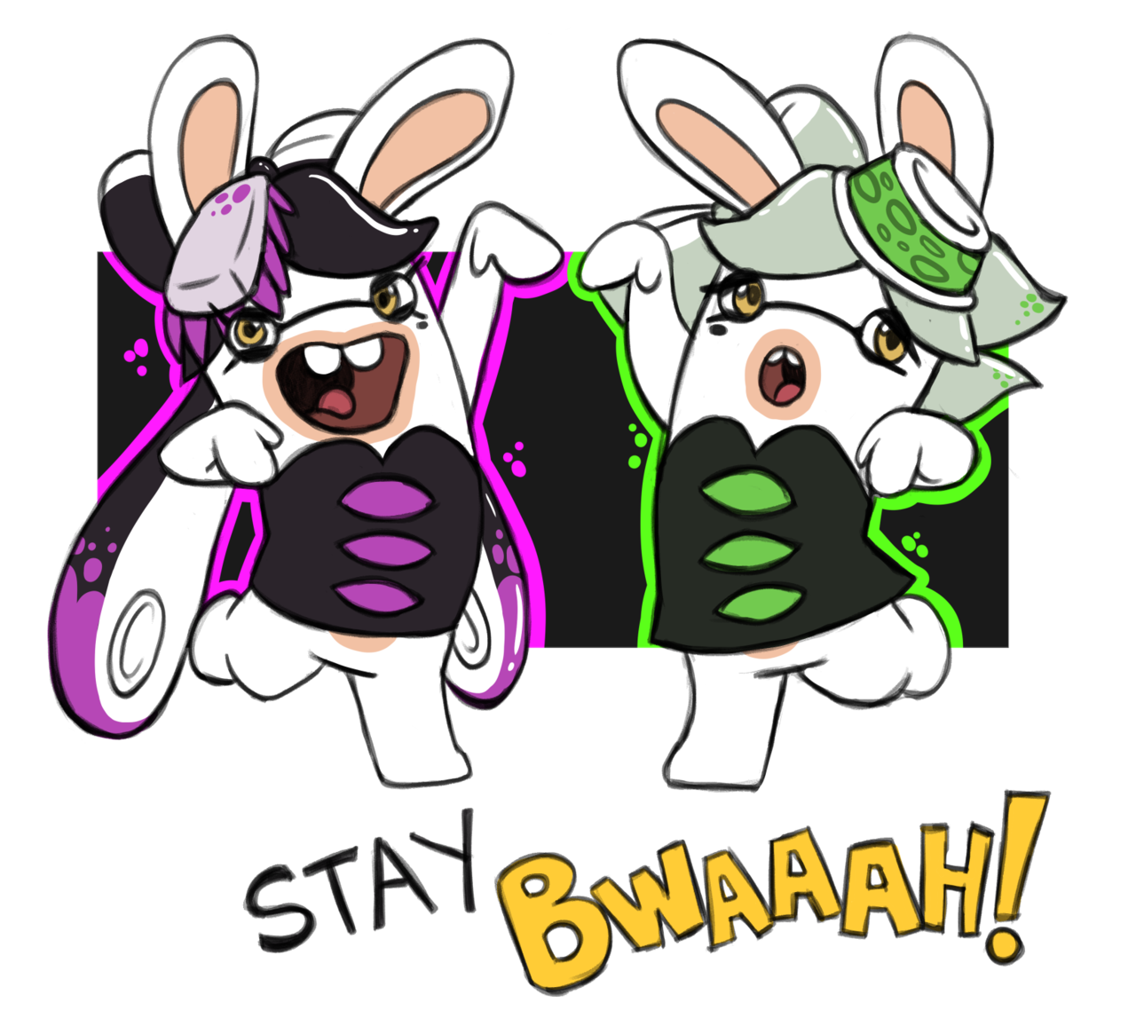 a-lrightythen:I know everyone was going crazy over Rabbit Splatoon a while back,