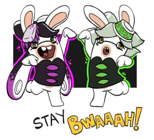 a-lrightythen:I know everyone was going crazy over Rabbit Splatoon a while back, but consider this… >_>;;;