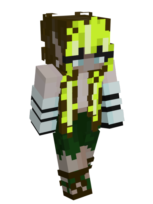 made myself a new skin <3 just living out my fairy grunge aesthetic in minecraft